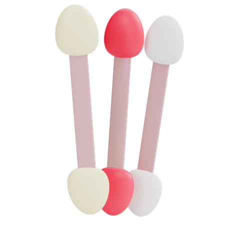 Cotton Swabs  3D Icon
