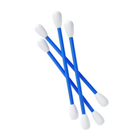 Cotton Swabs  3D Icon