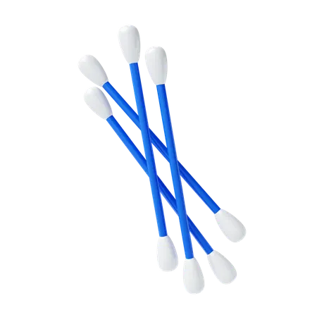 Cotton Swabs  3D Icon