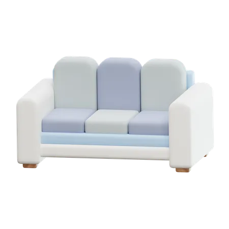 Couch  3D Icon