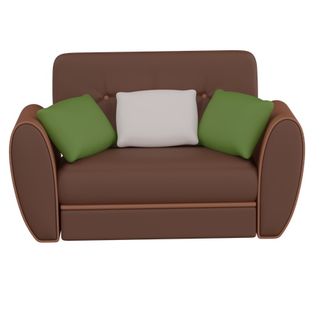 Couch  3D Icon