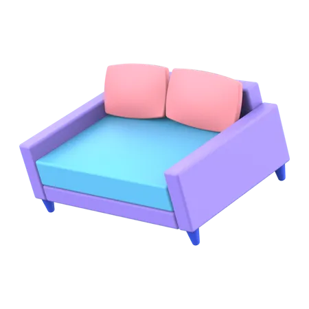 Couch  3D Illustration