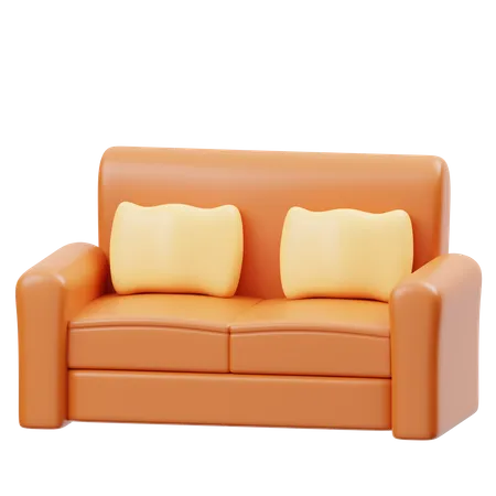 Couch  3D Icon