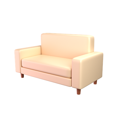 Couch  3D Icon