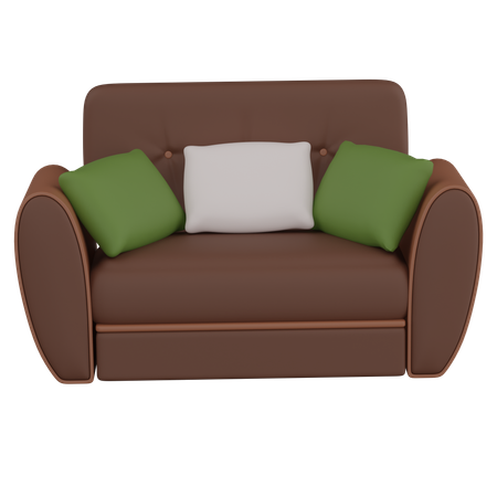 Couch  3D Icon