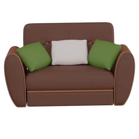 Couch  3D Icon