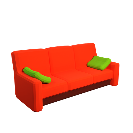 Couch  3D Icon