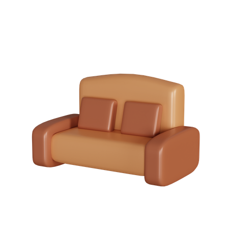 Couch  3D Illustration