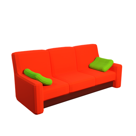 Couch 3D Illustration