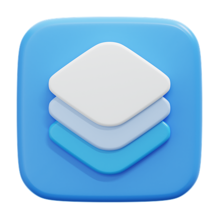 Couche  3D Icon