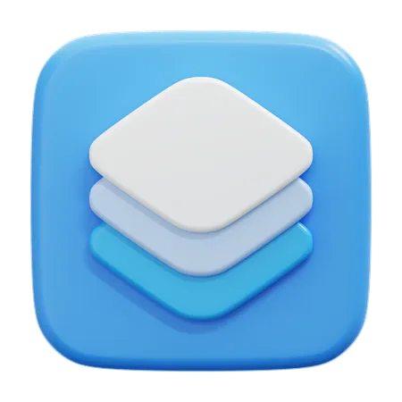 Couche  3D Icon