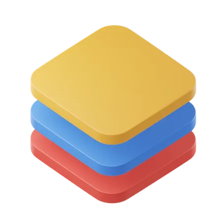 Couche  3D Icon