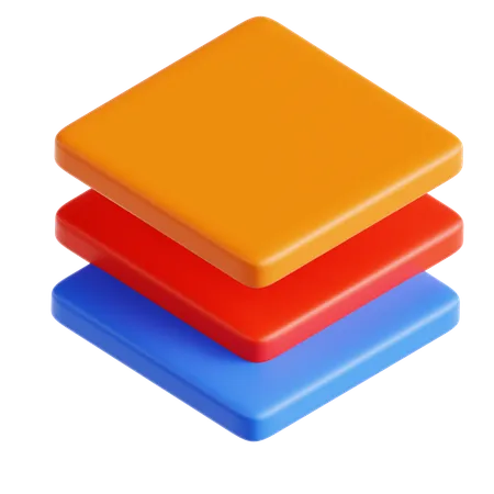 Couche  3D Icon