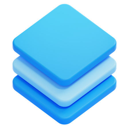 Couche  3D Icon