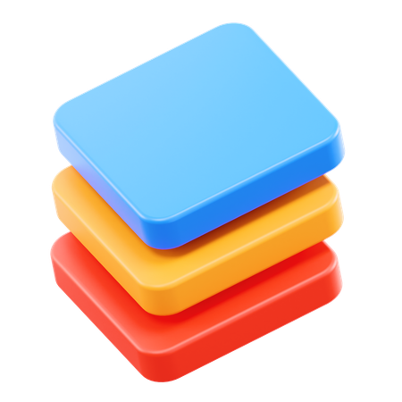 Couche  3D Icon