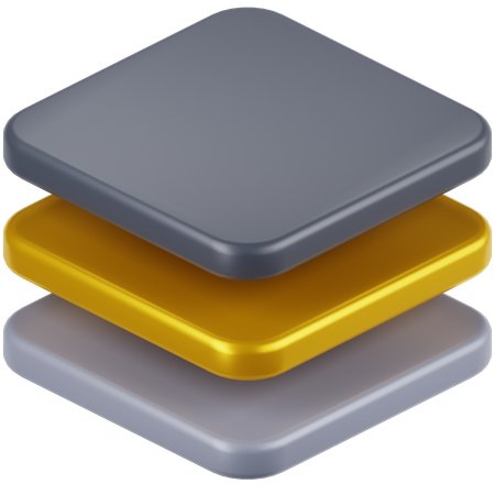 Couche  3D Icon