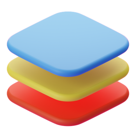 Couche  3D Icon