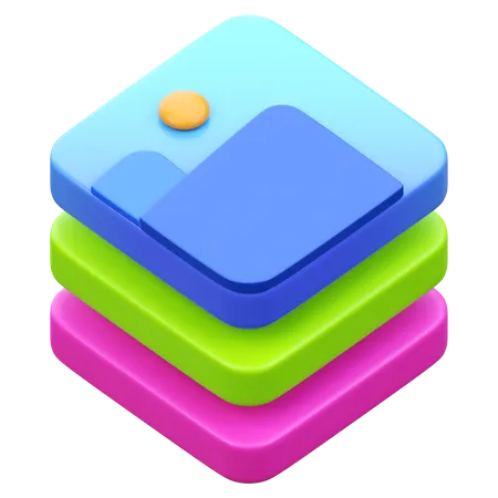 Couche  3D Icon