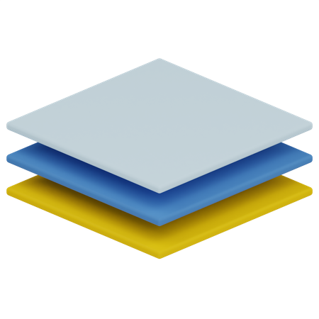 Couche  3D Icon