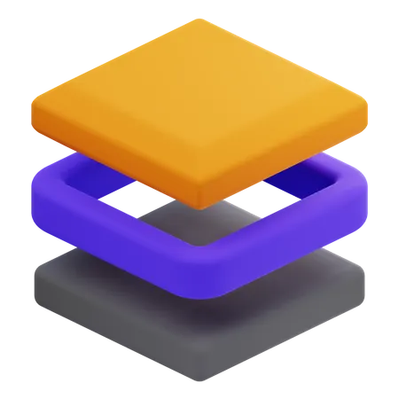 Couche  3D Icon