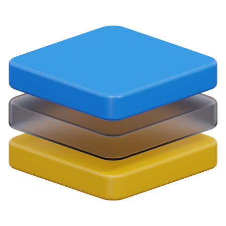 Couche  3D Icon