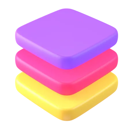 Couche  3D Icon