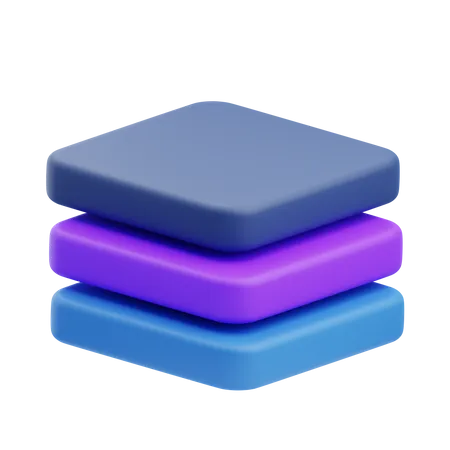 Couche  3D Icon