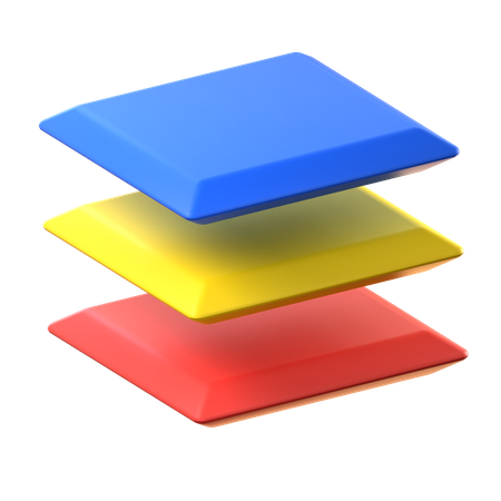 Couche  3D Icon