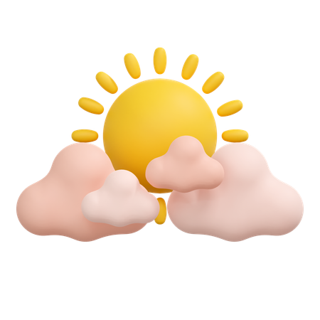 Coucher de soleil  3D Icon