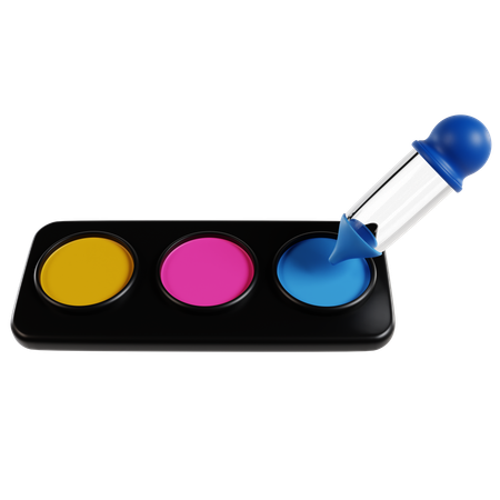 Dopper de couleur  3D Icon