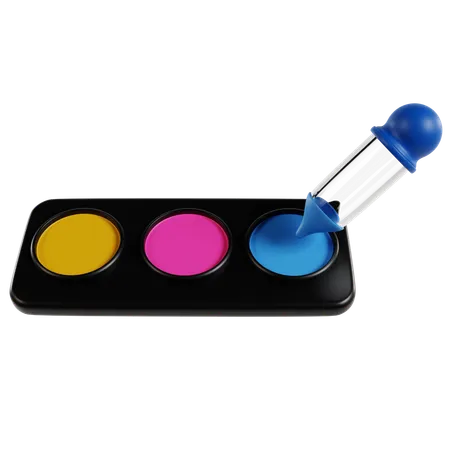 Dopper de couleur  3D Icon