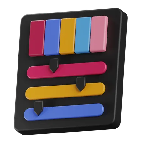 Curseur de couleur  3D Icon