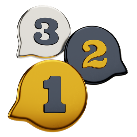 Countdown  3D Icon