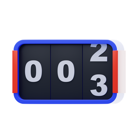 Countdown  3D Icon