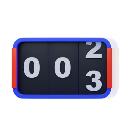 Countdown  3D Icon