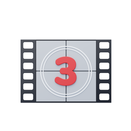 Countdown  3D Icon