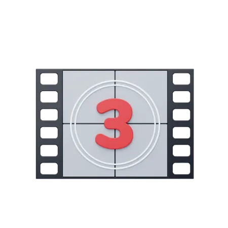 Countdown  3D Icon