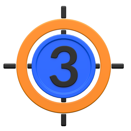 Countdown  3D Icon