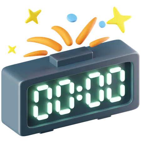 Countdown Clock  3D Icon