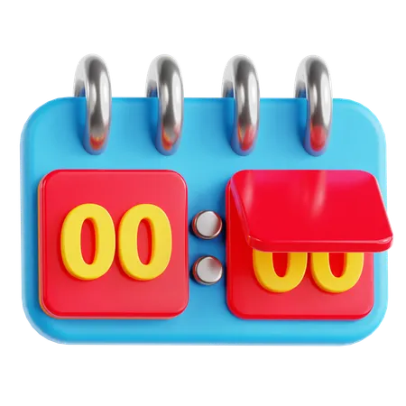 Countdown Clock  3D Icon