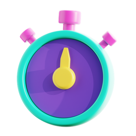 Countdown Stopwatch  3D Icon
