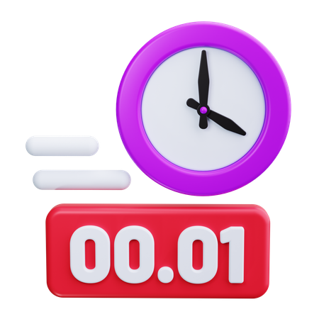 Countdown-Timer  3D Icon