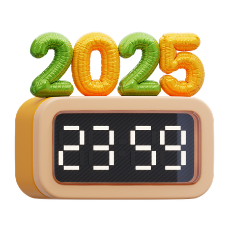 Countdown-Uhr  3D Icon