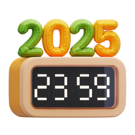 Countdown-Uhr  3D Icon