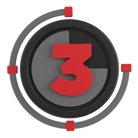 Countdown-Zeit  3D Icon
