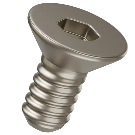 Countersunk Socket Screw  3D Icon