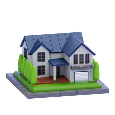 Country House  3D Icon