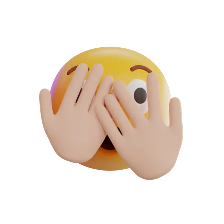 Emoji oeil furtif  3D Icon