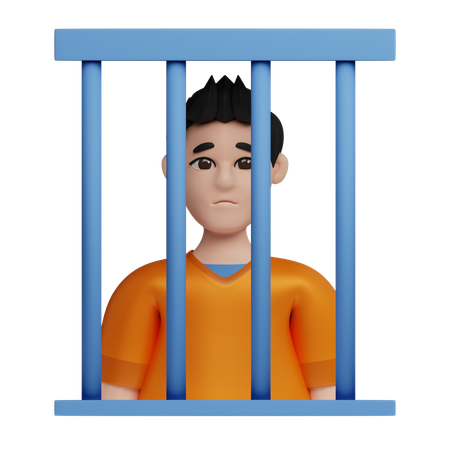 Prisonnier coupable  3D Icon