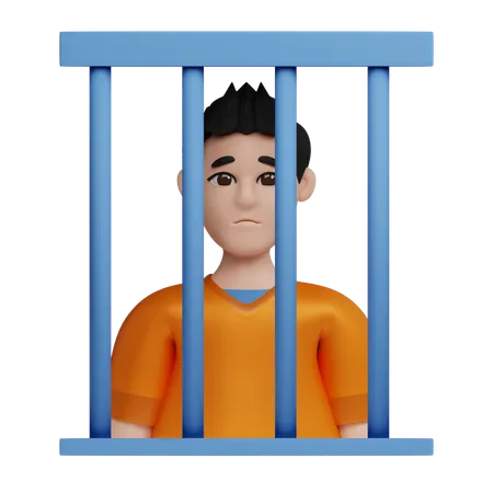 Prisonnier coupable  3D Icon